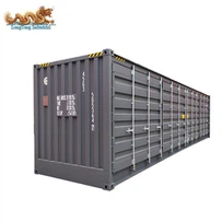 Cynhwysydd Agored Ochr Ciwb Uchel 40 troedfedd